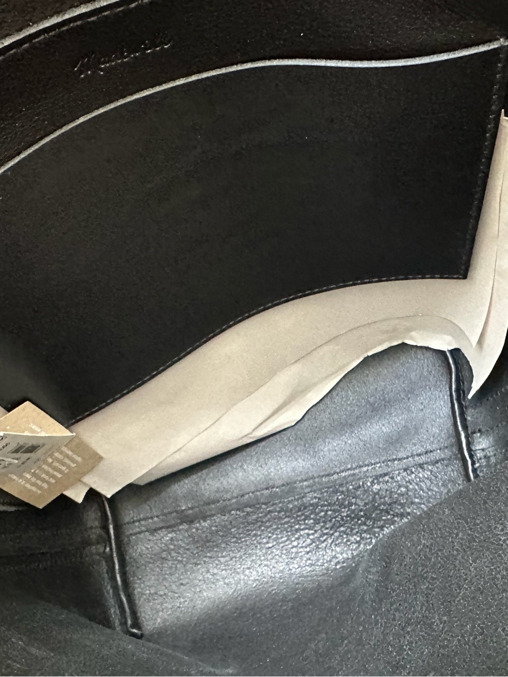 ☀️ New! MADEWELL Essential Medium Bucket Tote in True Black - Picture 13 of 16